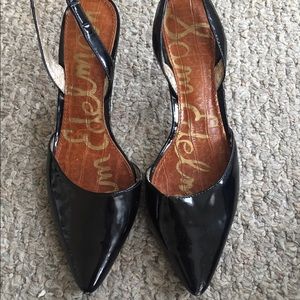 Sam Edelman Black Point Toe Heels Size 8.5 US